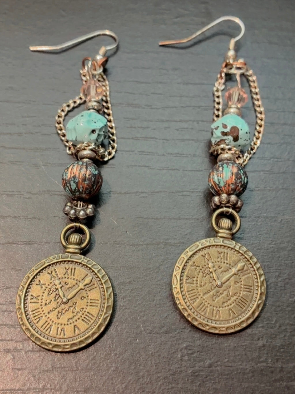 Clockface Earrings
