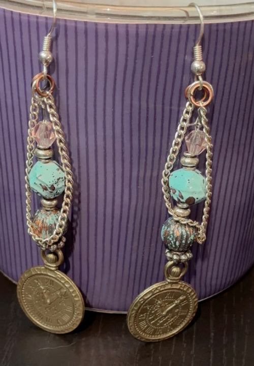 Clockface Earrings