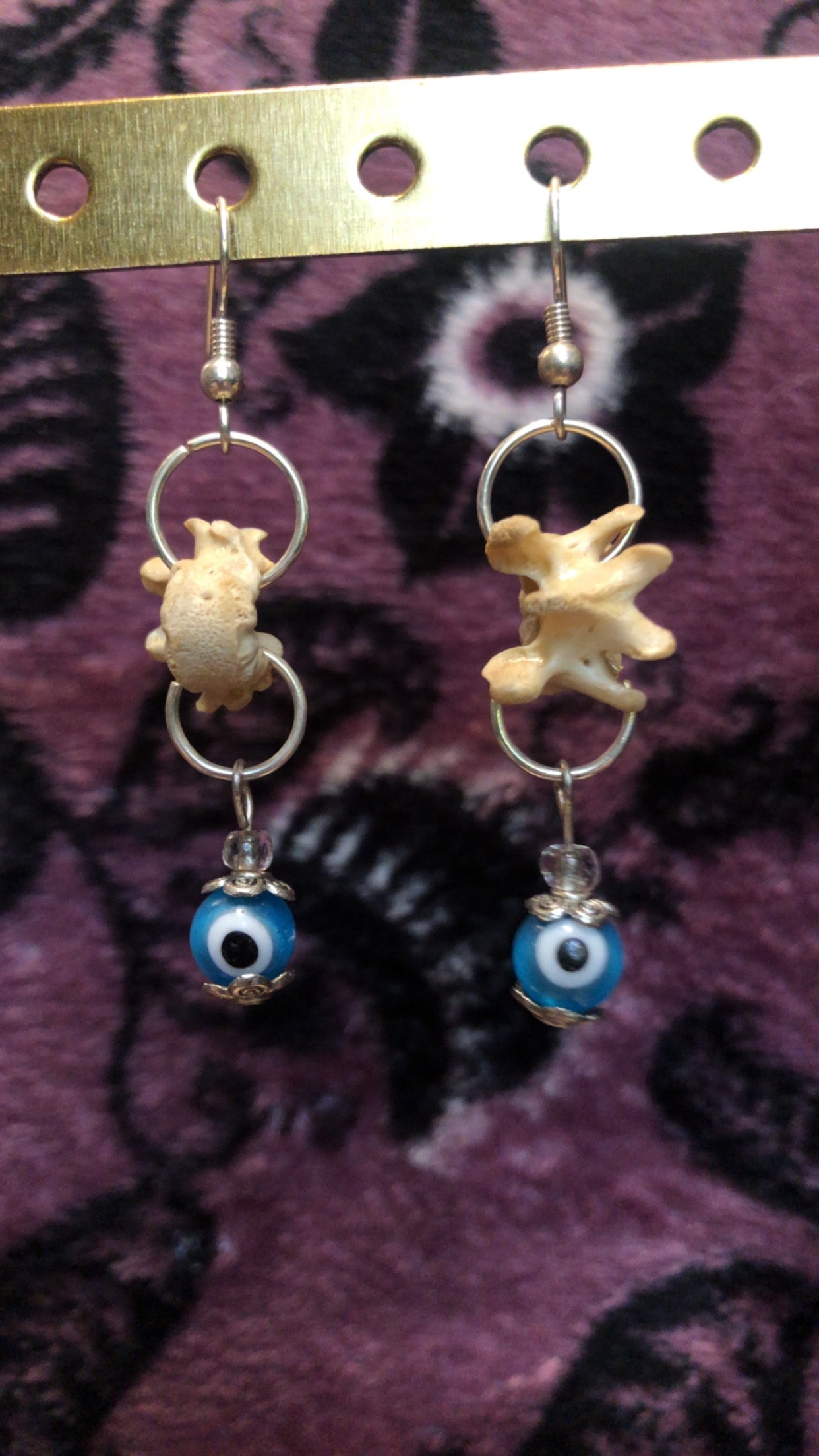 Bone earrings Medium Length