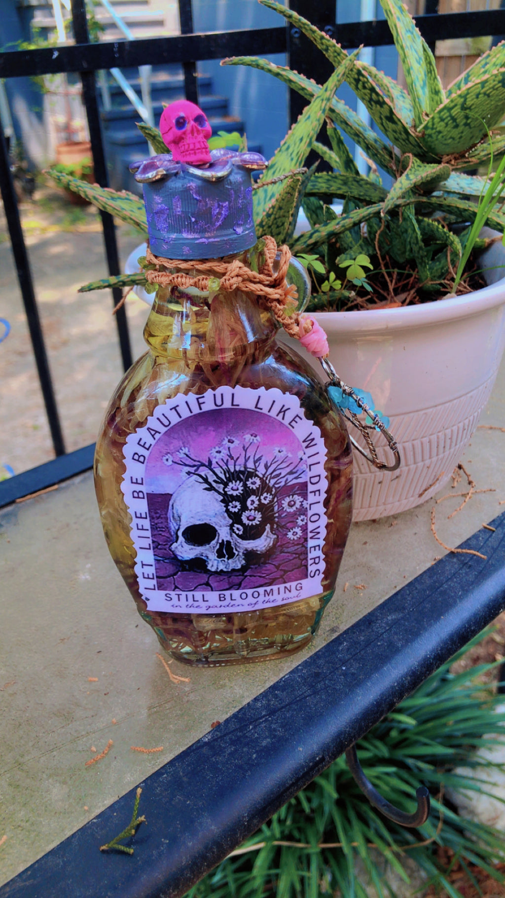 WildFlower Witches Bottle