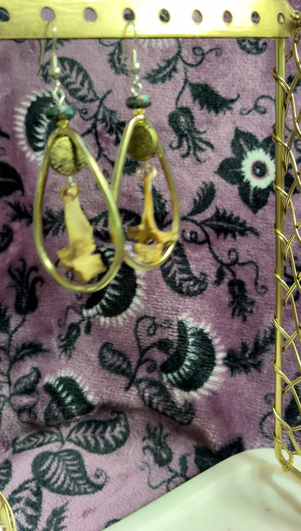 TearDropBoneEarring