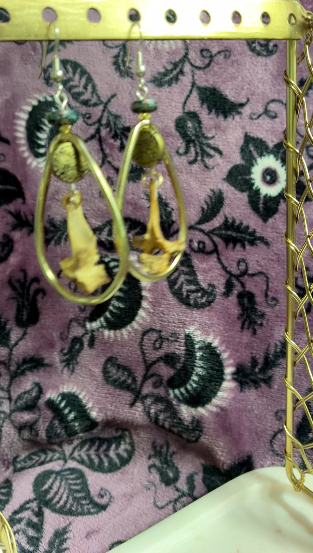 TearDropBoneEarring