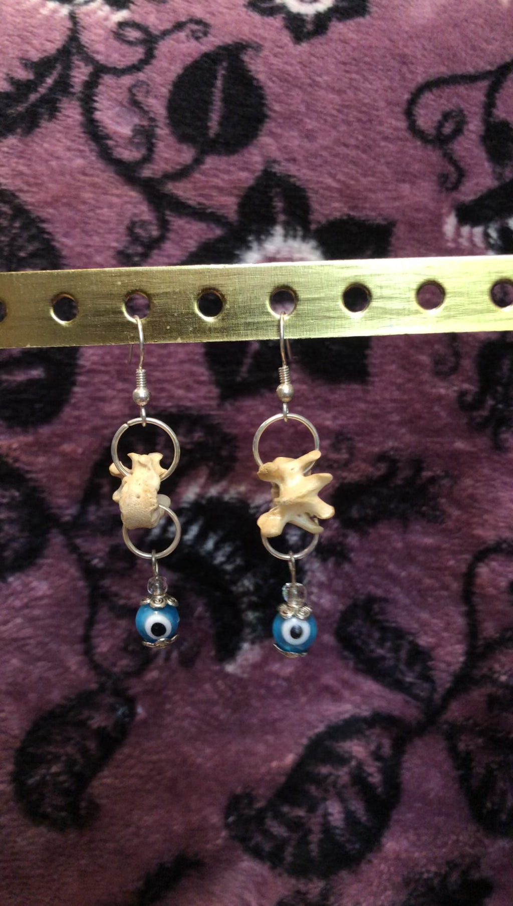 Bone earrings Medium Length