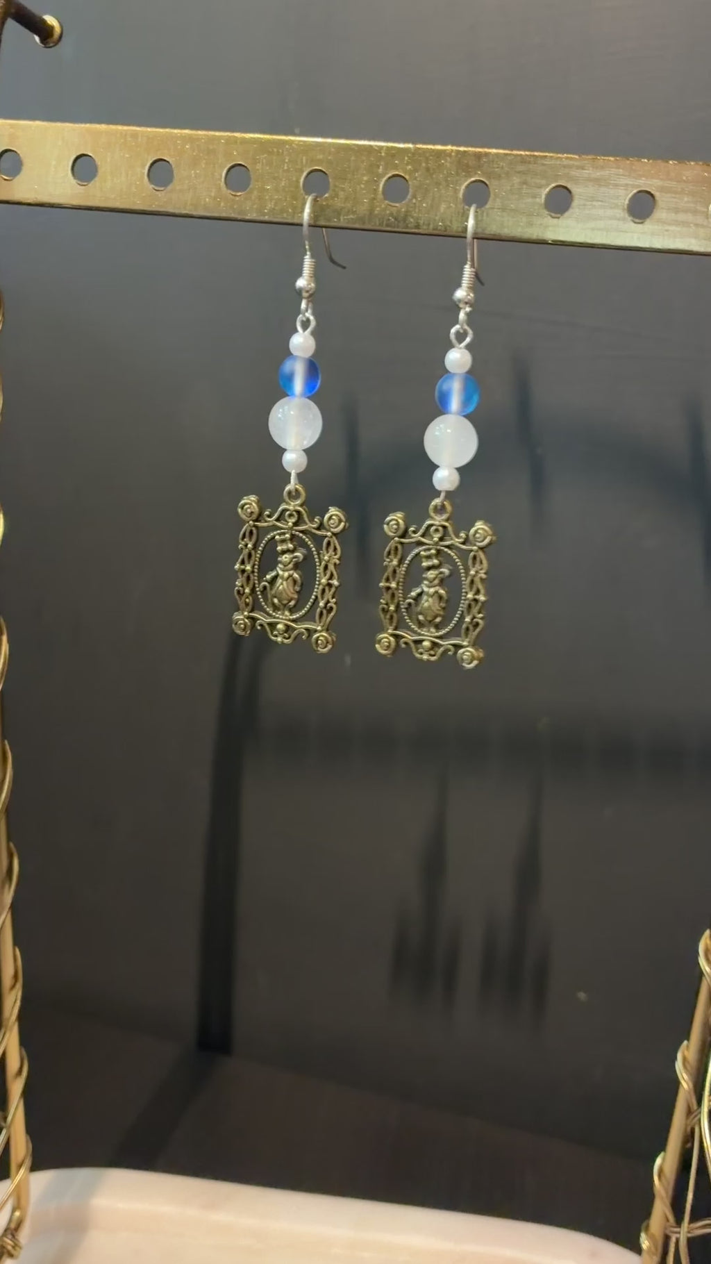 Mouse Framed Earrings