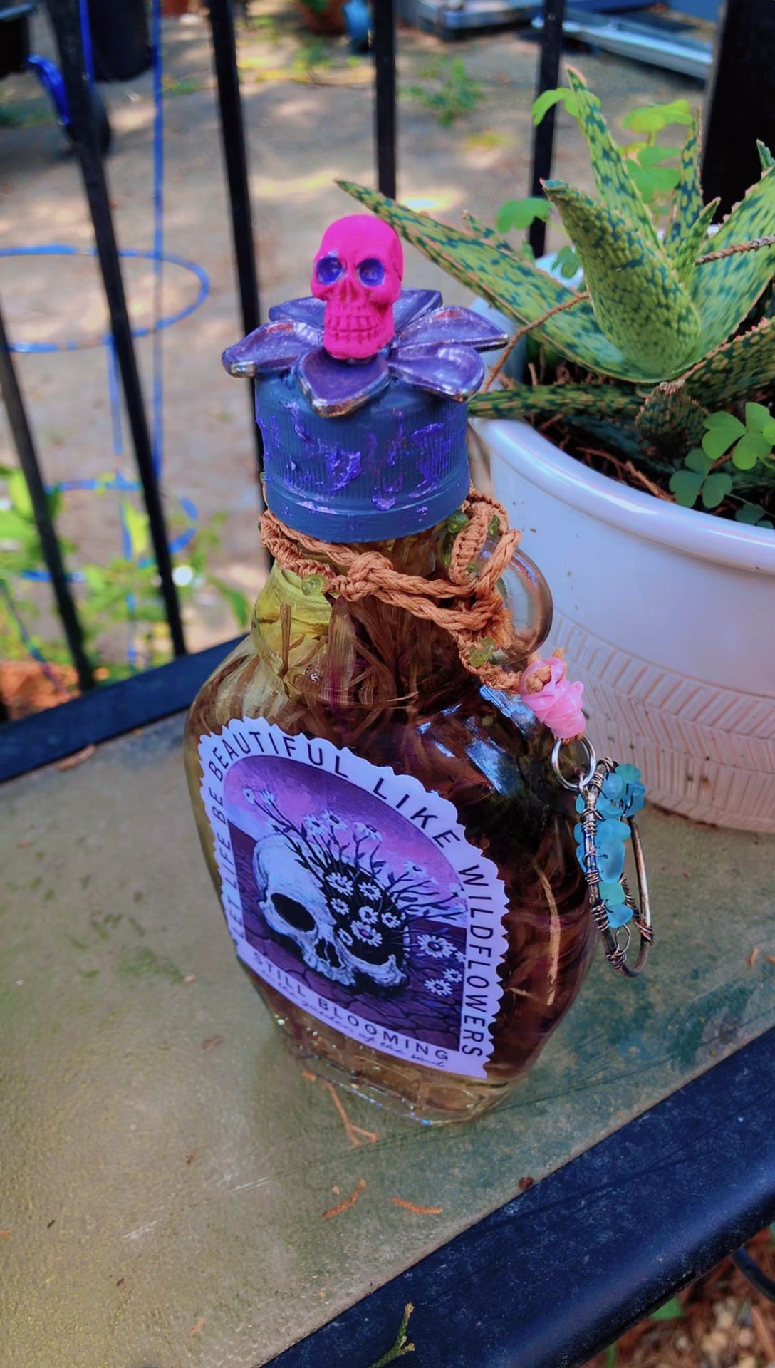 WildFlower Witches Bottle